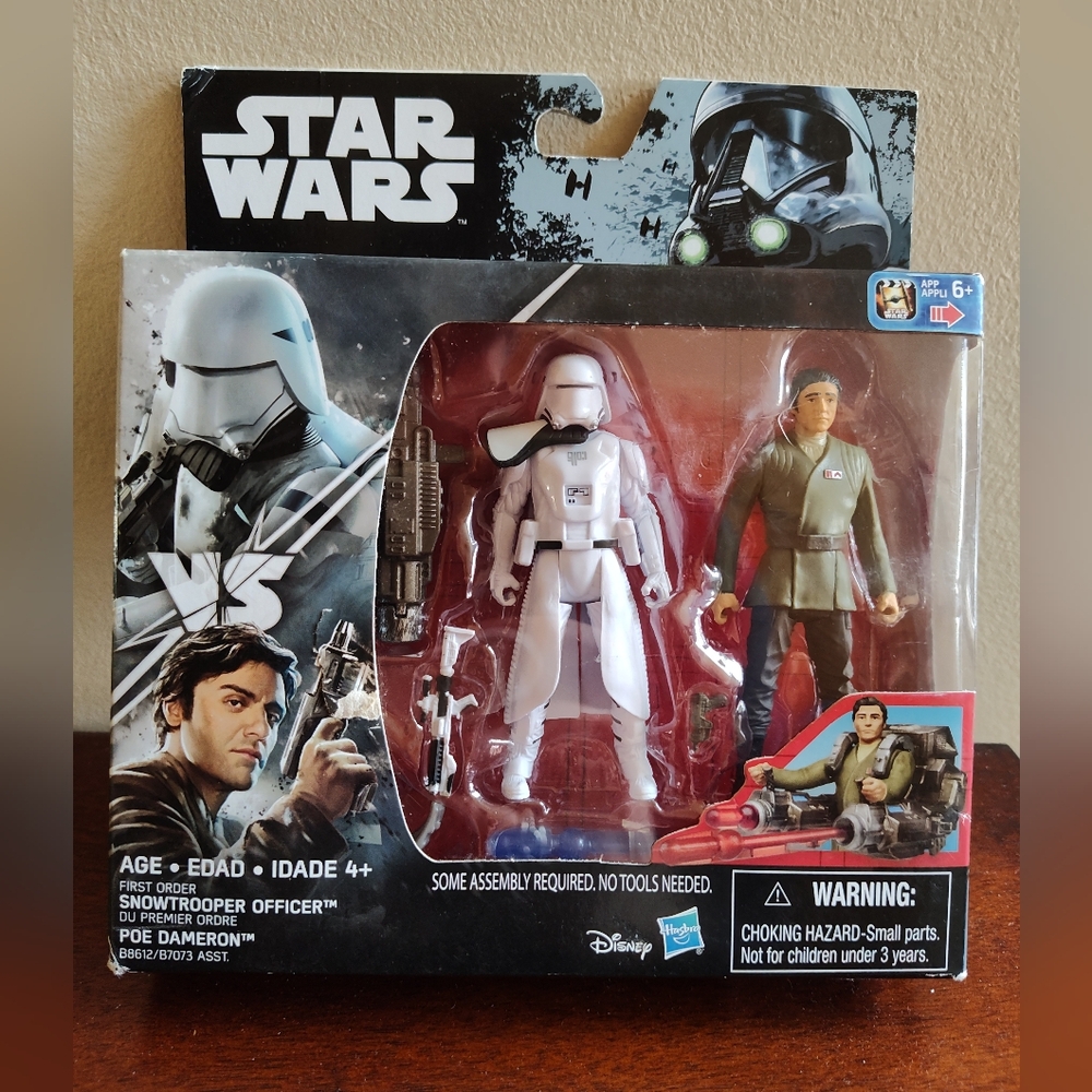Star Wars First Order Officer & Stormtrooper Action Figures